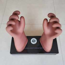 YS101-101-04防高压手套，防静电绝缘橡胶手套 证件齐全