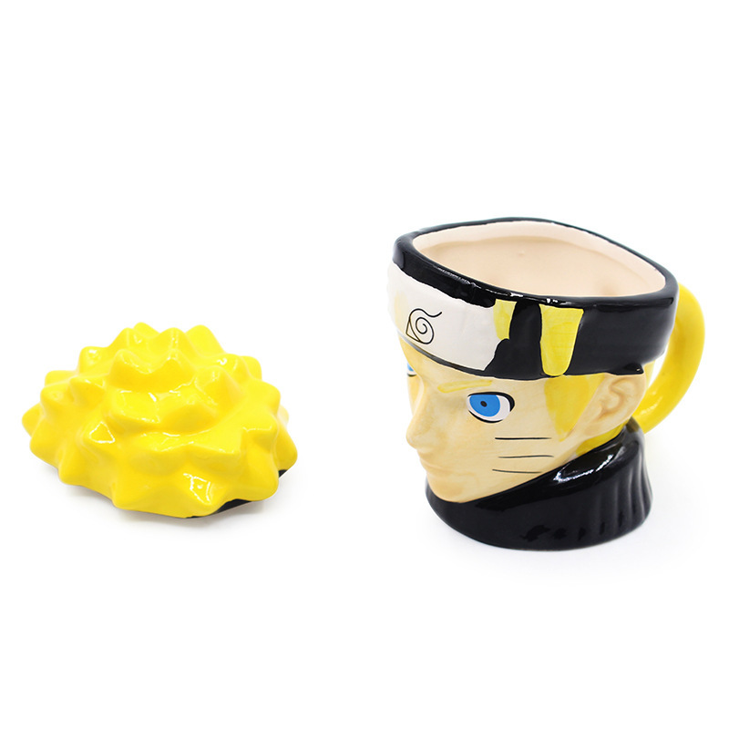 Naruto Taza Naruto Taza de agua Naruto Anime 3D Taza de forma perimetral