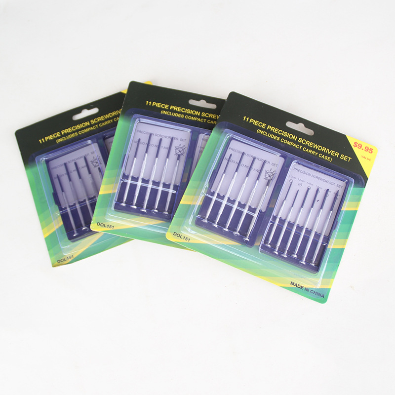 批发套装螺丝工具 手表电脑螺丝批 11支修表套装  螺丝刀维修