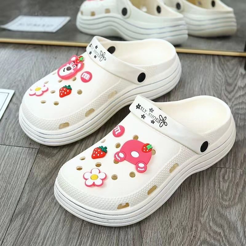 Hoyo Hoyo accesorios de zapatos lindos dibujos animados DIY botones de zapatos floral botones de zapatos accesorios botones de botones accesorios botones de PVC botones de zapatos