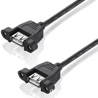 USB 2.0 пары материнских ушей с расширительной линией может закрепить USB материнскую-до-материнской передаче данных