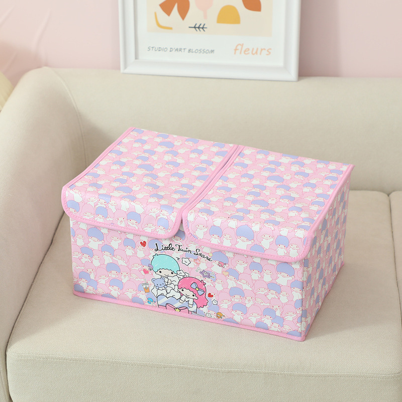 ダブルカバー美楽クロミ分格収納寮タンス下着整理ケース折りたたみスナック収納ケース|undefined