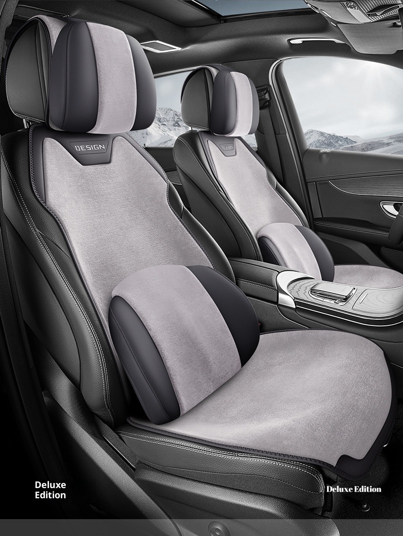 Plush Cushion Half-Pack Seat Cover Velvet Car Seat Cushion Winter Seat Cover Cross-Border E-Commerce Hot Selling Car Seat Cushion