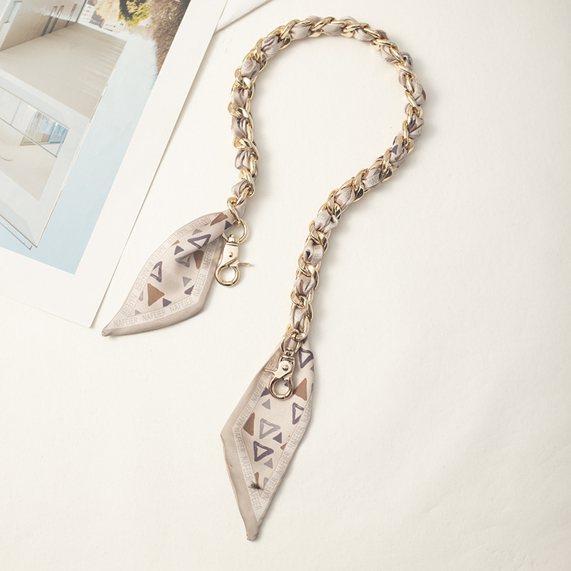 [체인화이트] 싱글숄더 장식체인 54cm