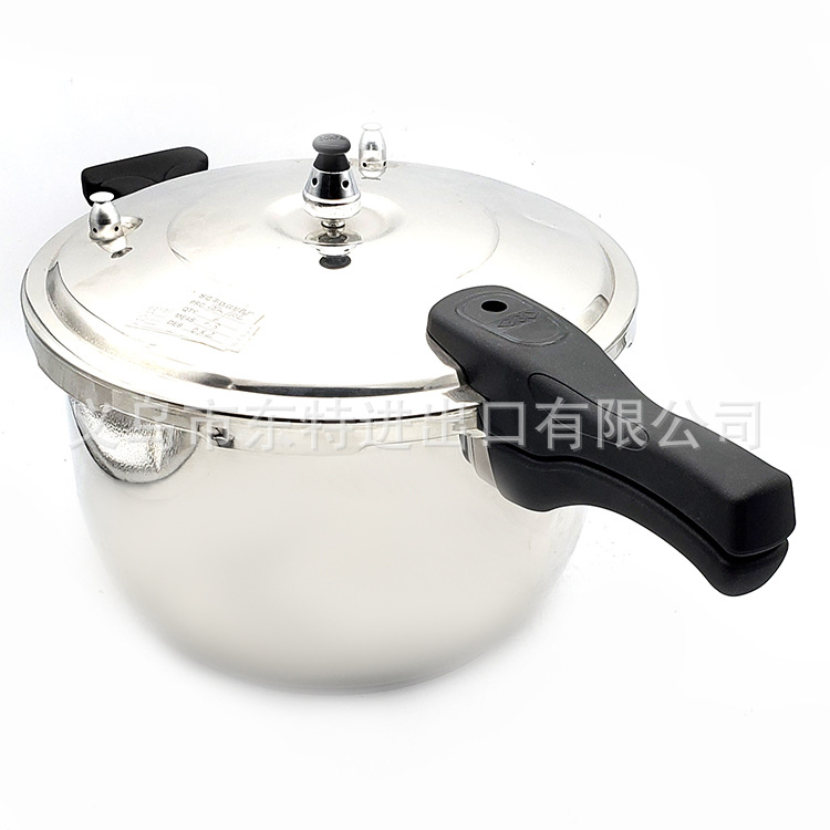 Stainless steel pressure cooker for both household and commercial use, double-bottom pressure cooker for export detail image 2