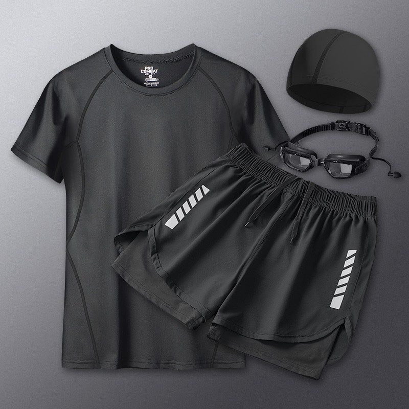 Conjunto de Traje de Baño para Hombre de Poliéster, Secado Rápido, para Natación y Aguas Termales image 27