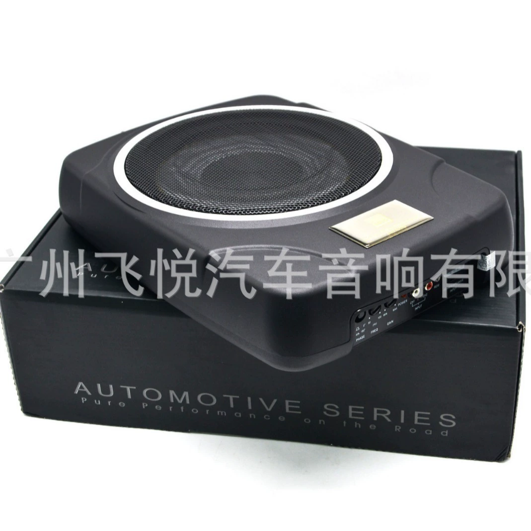 Производитель Автомобильный сабвуфер MBQ10E 10-дюймовый автомобильный ультратонкий сабвуфер 12 В Мощный сабвуфер