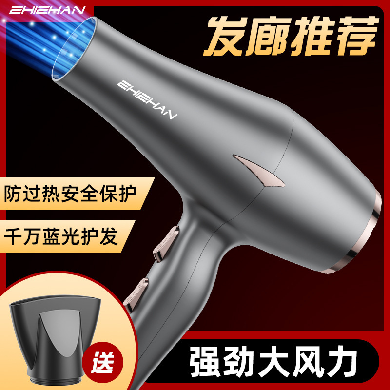 家庭用ヘアサロン専用電気ヘアドライヤーパワー理髪店ブロー冷热风筒家マイナスイオンドライヤーマシン|undefined