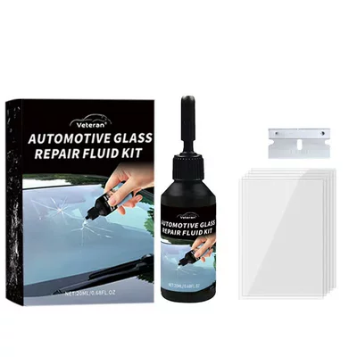 Crack Repair Kit Windshield: Auto glass repair liquid