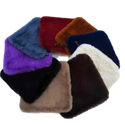 hair short hair warm butt cushion Wool pad