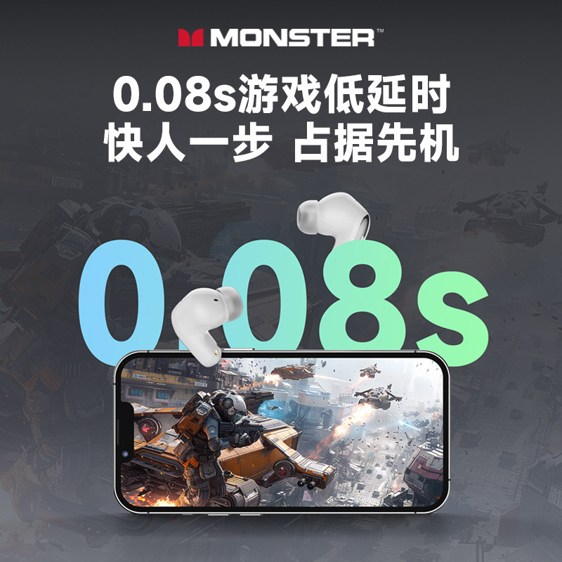 MQT52ワイヤレスbluetoothイヤホンENCノイズリダクションHIFI高音质低遅延hd通话スポーツランニングeコマース|undefined