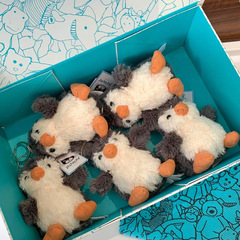 動物ペンギンのぬいぐるみペンダント、バッグチャーム、キーホルダー、人形、ストレス解消、キュートで楽しい減圧グッズ