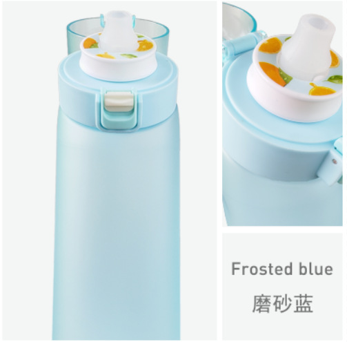 Transfronteriza nueva protección del medio ambiente nuevo material Tritan al aire libre fitness deportes taza de agua fragancia taza aroma hervidor 650ml