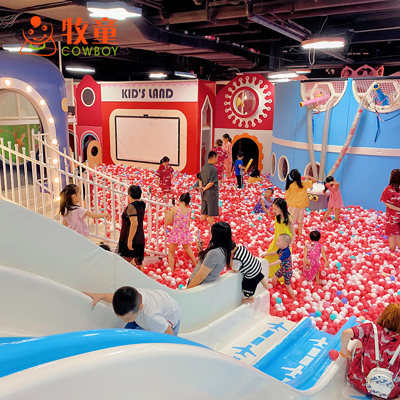 Parque infantil interior océano piscina travieso Castillo equipo de entretenimiento gran padre-hijo Parque de Atracciones travieso Castillo fabricante