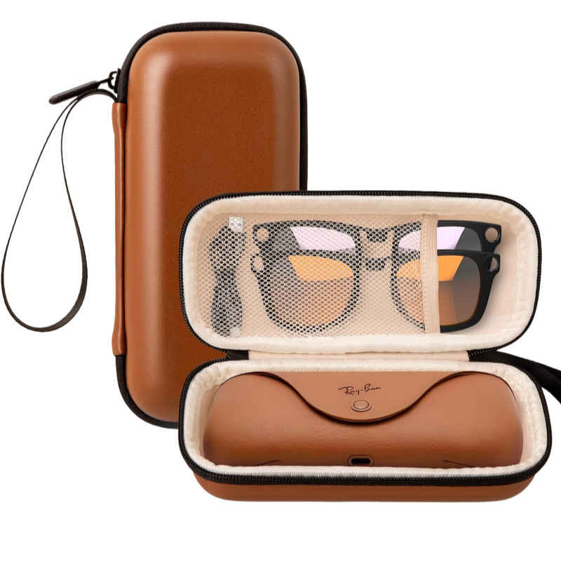 Suitable for Ray-Ban Meta Smart Glasses Cosmetics Bag, Portable Sunglasses Storage Box, Sunglasses Storage