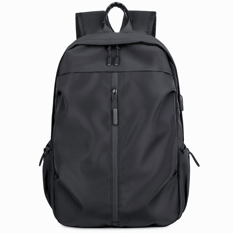 Men's Waterproof Large-Capacity Backpack Outdoor Double-Shoulder Logo-Printed Computer Bag Student Cross-Border School Bag for Men
