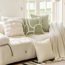 奶油风沙发抱枕套ins风北欧现代简约客厅靠枕床头靠垫床上腰靠背