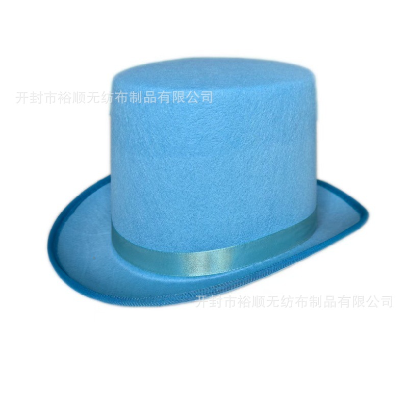 Factory spot supply color Lincoln hat French children magician hat hat British Gentleman hat props