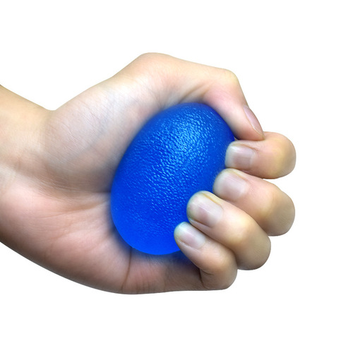 Factory direct sales rehabilitation training grip ball for men and women silicone finger exercise grip equipment to practice hand strength and elastic hand holding ball