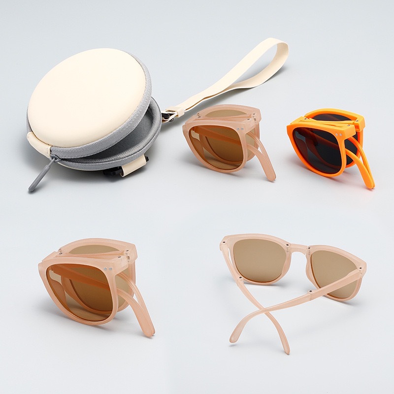 Kids Foldable Sunglasses Uv Protection Trendy Style For Children_voghion.com