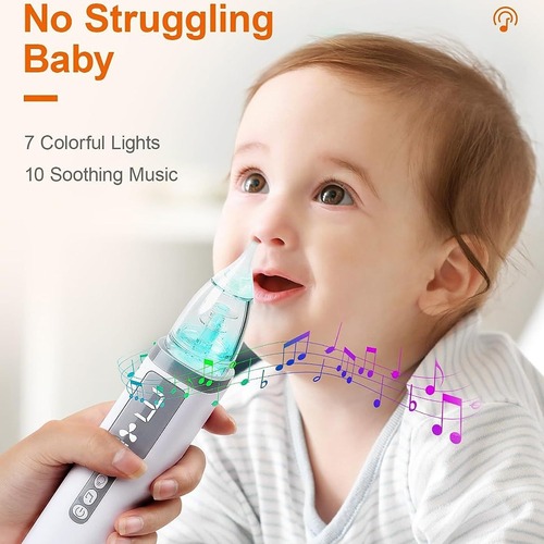 Electric baby nasal aspirator for home use for mothers and infants to suck snot and boogers for babies with excessive snot and children's nose suction machine