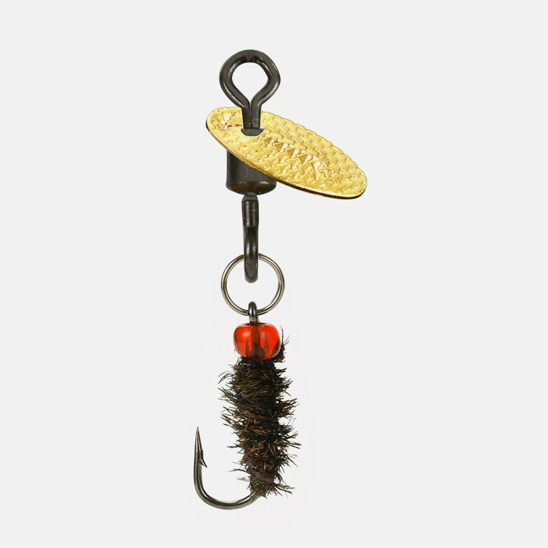 Провалы акулы Летающий вращающийся крючок Drops of Poisoning Mosquito Hook Hand-made Micro-Woody Fly Hook Hook Hook Hook Little Worm Hook
