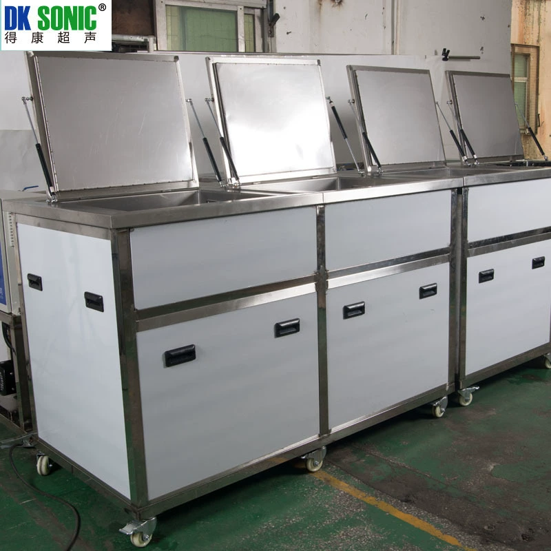 Промышленная мульти-Танк ультразвуковой очистки машина грубая стирка + штраф стирка + полоскание + сушильное Оборудование обезжиривание очистки машина