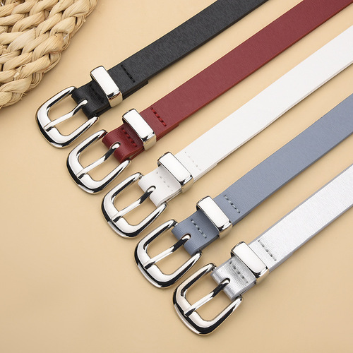 Women's High-Grade Style Simple Decorative Clothing Belt Versatile Student Youth Four Seasons Multi-Color Women's Belt Wholesale