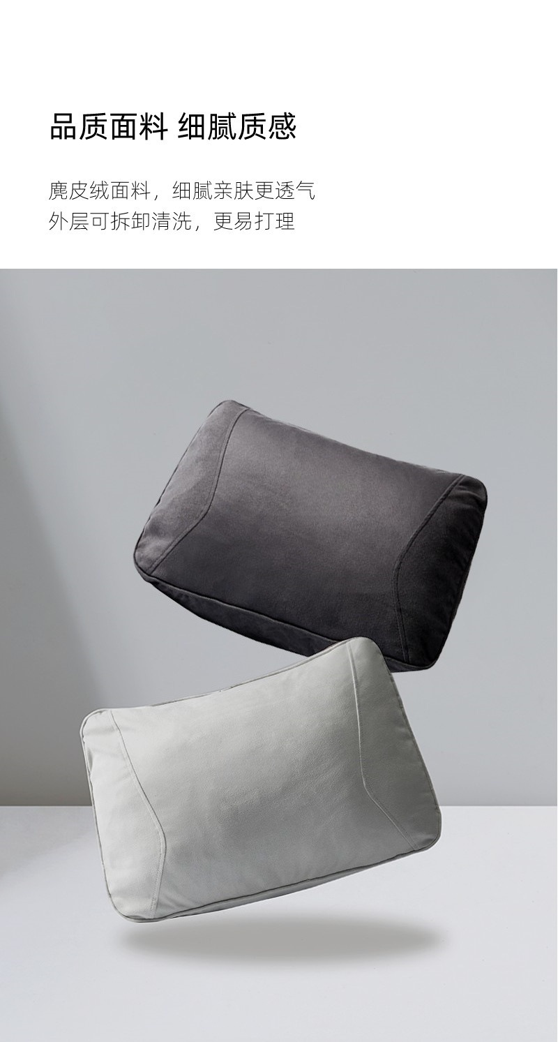 Suitable for Xpeng X9 Headrest and Cushion Modification, Lumbar Support Seat, Thickeneded Soft Neck Pillow and Lumbar Support Interior Modification