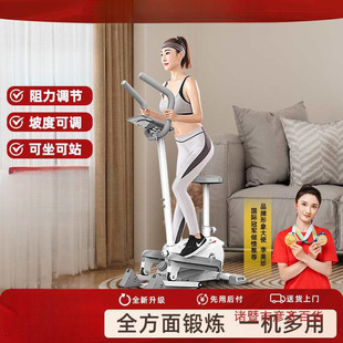 Elliptical Machine, Household Multi-Functional Silent Stepper, Rehabilitation Training, Weight Loss Space Walker, Climbing Machine