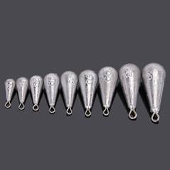 Wholesale water drop lead pendant, fishing lead pendant with ring, long-range throwing pole, sea pole, solid string hook lead pendant, fishing gear small accessories