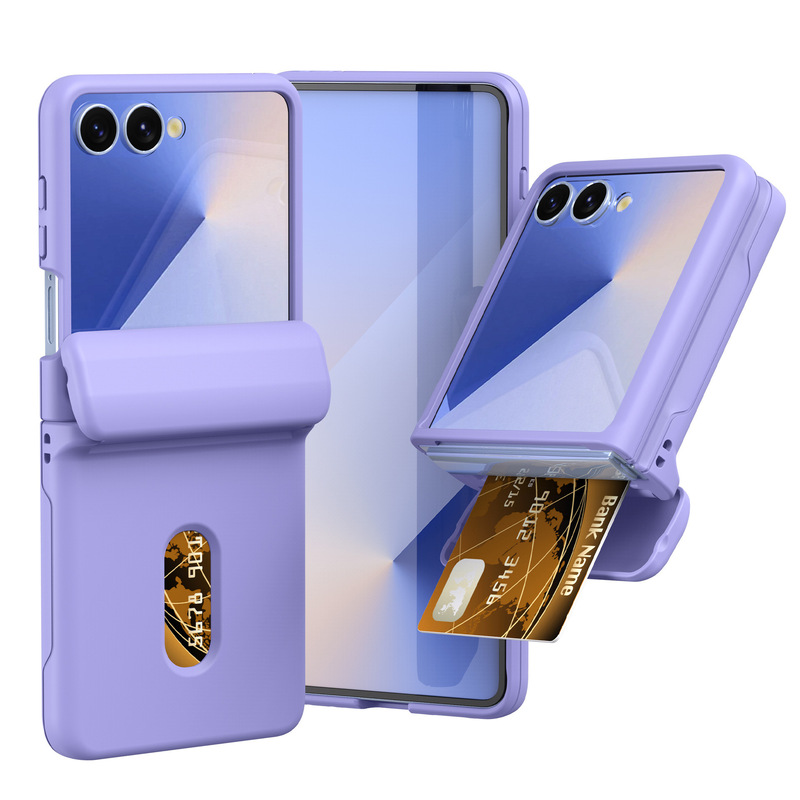 zflip7 カード携帯電話ケース多機能スプリングヒンジ PC サムスン折りたたみスクリーン ZFLIP6 携帯電話ケースに適しています|undefined