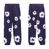Purple orchid trousers (white flower ring)