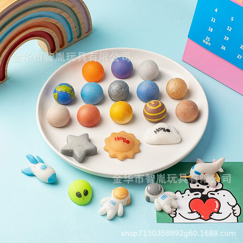 Мини-мягкая игрушка-животное, ассорти залипалки, 5×4.5×1.5 см, 0.015 кг