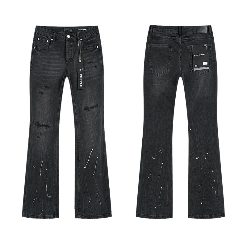 Europa y los Estados Unidos SS versión correcta de la marca púrpura, jeans de lavado en agua para hombres y mujeres, fábrica de Guangzhou en stock