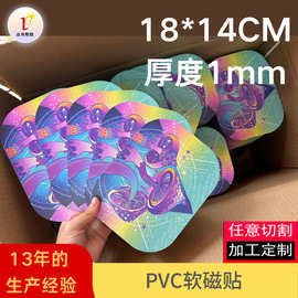 卡通创意diy冰箱贴软磁方形磁贴 定制礼品礼物pvc加工图片冰箱贴