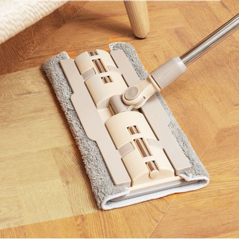 Большая бытовая плоская швабра с зажимом для ткани, плоская швабра без помощи рук для ленивых, которые могут мыть пол, плитку, электростатическую доставку без мытья.