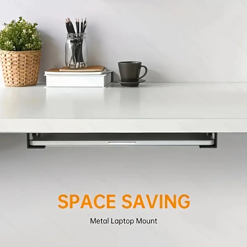 Cross-Border Under-Desk Storage Rack Laptop Stand Creative Metal Adjustable Laptop Stand in Stock Cross-Border Under-Desk Storage Rack Laptop Stand Creative Metal Adjustable Laptop Stand in Stock