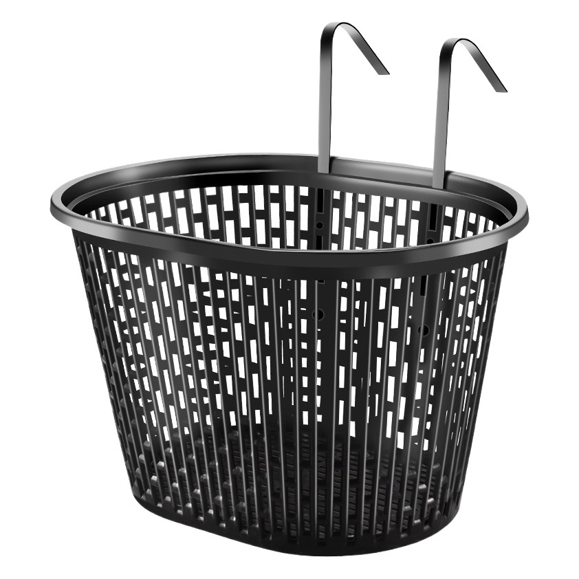Cesta de bicicleta cesta delantera bicicleta de montaña de plástico bicicleta plegable universal cesta azul cesta de verduras cesta colgante