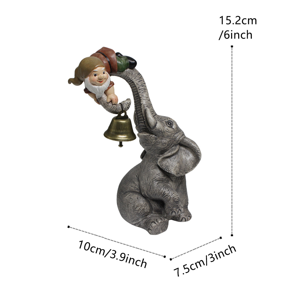  elephant hanging dwarf statue resin home decoration crafts home decoration ornaments  lot