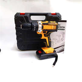 DW款21V锂电池充电钻3功能冲击钻双速手电钻多功能家用电动螺丝刀