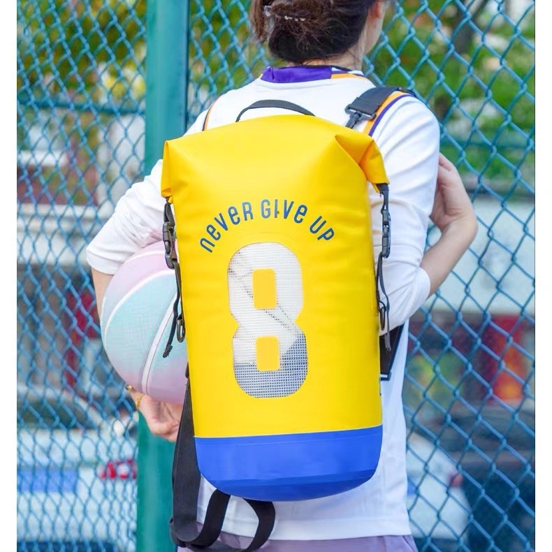 Outdoor Waterproof Bag, Large Capacity Swimsuit Storage Bag, Seaside Beach Waterproof Bag, Transparent Pvc Waterproof Single/Double Shoulder Bag