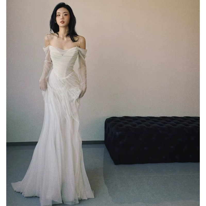 White Evening Dress for Women, Classy Accessible Luxury Annual Meeting, Adult Ceremony, Banquet Host, Classy Party Dress, Spring