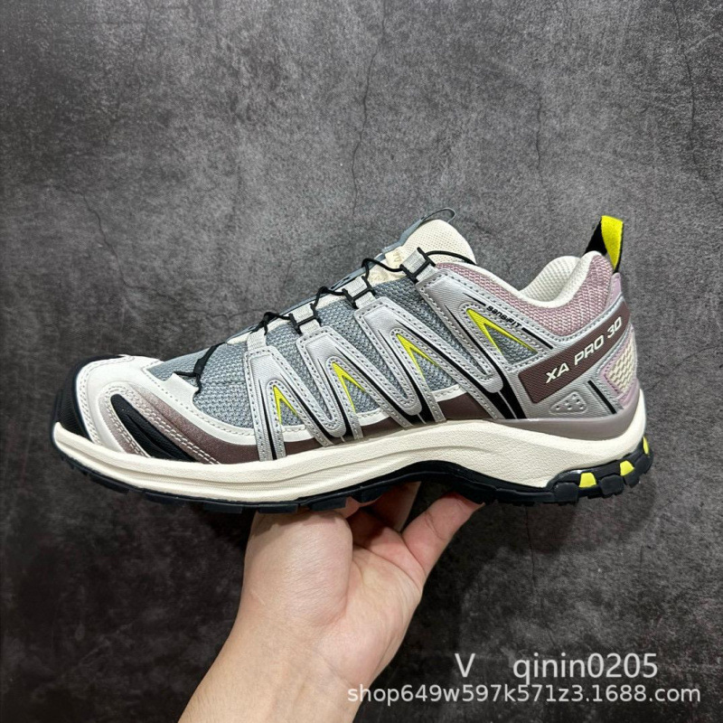 Salomon Xa Pro 3D Battlefield Gray Men's and Women's Mountaineering Breathable Non-Slip Running Shoes