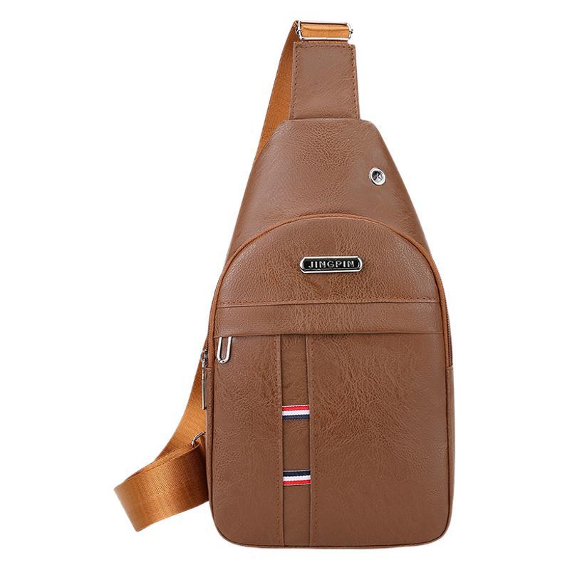 Viaje de negocios nuevo bolso de pecho de hombre, bolso de hombro portátil multifuncional de moda, simple, ocio, gran capacidad, mochila
