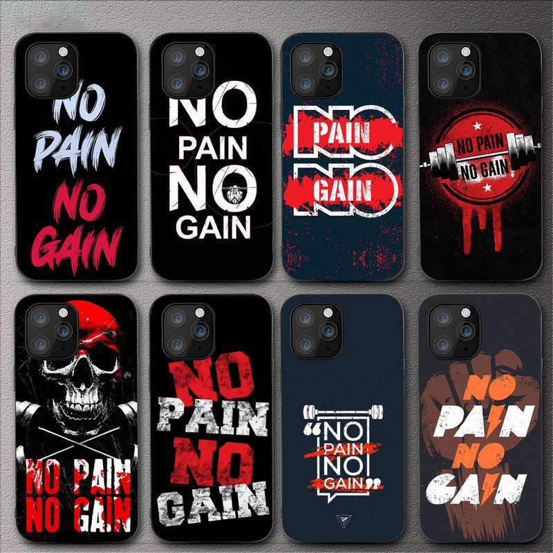 For Apple Mobile Phone Case Gym Fitness Mobile Phone Case iPhone 11 12 Mini 13 14 Pro XS