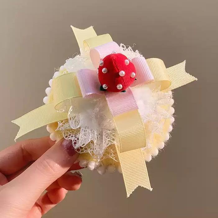 誕生日パーティー~かわいいイチゴケーキ帽子ヘアピン女性ハイエンドガーリーハート甘い写真ロリータ|undefined