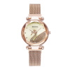 New Diamond Milan Band Swan Watch Lazy Watch Magnetic Magnetic Ms. Watch Ms. Watch Douyin Hot model