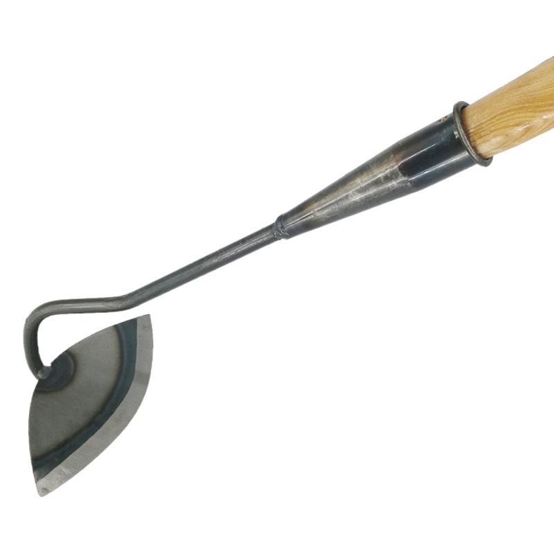 Rastrillo de la hierba, azada hueco totalmente de acero para deshierbe, plantación vegetal, tierra-abertura del hogar, herramienta ligera agrícola de la pala, deshierbe el rastrillo de la pala