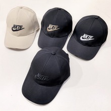 字母刺绣棒球帽楼梯布遮阳鸭舌帽帽子三明治帽檐韩版时尚太阳帽